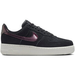 Nike �i�C�L �����Y �X�j�[�J�[ �yNike Air Force 1 Low '07 Eggplant Swoosh�z �T�C�Y US_7.5(25.5cm) Black/Dark Raisin/White