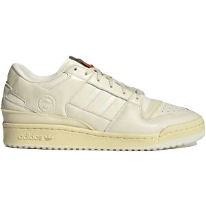 adidas �A�f�B�_�X �����Y �X�j�[�J�[ �yadidas Forum Low Footshop Quell Beats�z �T�C�Y US_6.5(24.5cm) Ecru Tint/Core White/Core White