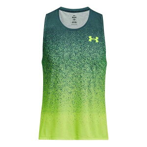 Under Armour A_[A[}[ Y Xj[J[ yUnder Armour Rush Logo Tank 'Green' 1377314-722z TCY US_M_M