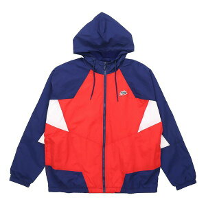 Nike iCL Y Xj[J[ yNike Sportswear Heritage Windrunner Splicing hooded Woven Logo Jacket Red Blue Redblue CJ4359-657z TCY US_M_XL