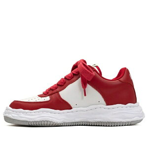 Maison MIHARA YASUHIRO �~�n�����X�q�� �����Y �X�j�[�J�[ �yMaison MIHARA YASUHIRO WAYNE OG Sole Leather Low-top Sneaker 'White Red' A08FW706-WHTRED�z �T�C�Y US_10(28.0cm)