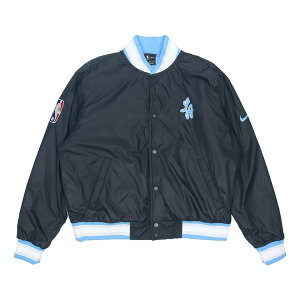 Nike iCL Y Xj[J[ yNike NBA Courtside Los Angeles Lakers Woven Casual Sports baseball uniform Jacket Black CN1441-010z TCY US_M_L
