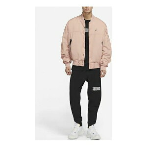 Air Jordan W[_ Y Xj[J[ yMen's Air Jordan Logo Baseball Collar Contrasting Colors Autumn Rose Retro Gray Jacket DJ0878-609z TCY US_M_XL