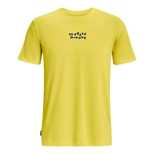Under Armour A_[A[}[ Y Xj[J[ yUnder Armour Checkered Heavyweight T-shirt 'Yellow' 1376837-799z TCY US_M_M