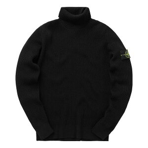 STONE ISLAND Xg[ACh Y Xj[J[ ySTONE ISLAND Logo Patch Turtleneck Sweater 'Black' 7915552C2-A0029z TCY US_M_S