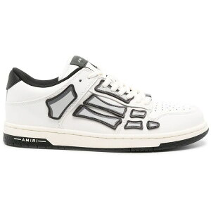 AMIRI �A�~�� �����Y �X�j�[�J�[ �yAMIRI Skel Low Top White Black�z �T�C�Y EU_40(25.0cm) White/Black