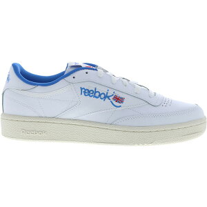 Reebok ���[�{�b�N �����Y �X�j�[�J�[ �yReebok Club C 85 Graffiti White Kinetic Blue�z �T�C�Y US_6(24.0cm) Footwear White/Chalk/Kinetic Blue