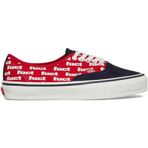 Vans �o���Y �����Y �X�j�[�J�[ �yVans Authentic Reissue 44 LX FUCT x Slam Jam Red Marshmallow�z �T�C�Y US_8(26.0cm) Red/Marshmallow