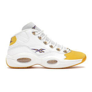 Reebok ���[�{�b�N �����Y �X�j�[�J�[ �yReebok Question Mid Yellow Toe�z �T�C�Y US_8(26.0cm) White/Yellow-Ultraviolet