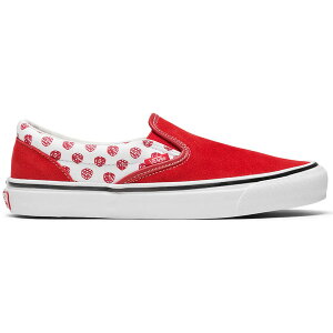 Vans �o���Y �����Y �X�j�[�J�[ �yVans Slip On Bodega BMX�z �T�C�Y US_6.5(24.5cm) Racing Red/True White