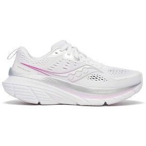 Saucony �T�b�J�j�[ ���f�B�[�X �X�j�[�J�[ �ySaucony Guide 18 White Fuchsia (Women's)�z �T�C�Y US_6.5(23.5cm) White/Fuchsia