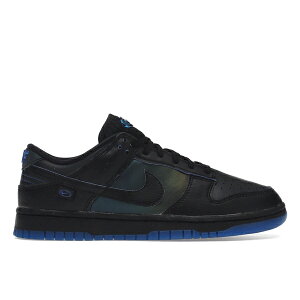 Nike �i�C�L ���f�B�[�X �X�j�[�J�[ �yNike Dunk Low Black Royal Iridescent (Women's)�z �T�C�Y US_5.5(22.5cm) Black/Royal Iridescent/Black