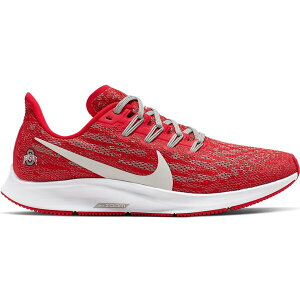Nike iCL fB[X Xj[J[ yNike Air Zoom Pegasus 36 Ohio State (Women's)z TCY US_8(25.0cm) University Red/Pewter Grey-Pewter Grey