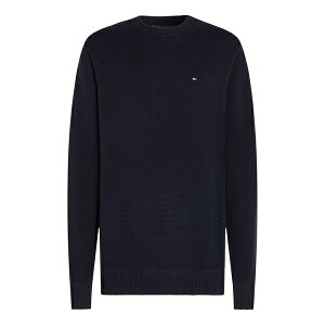 �g�~�[ �q���t�B�K�[ �����Y �j�b�g&�Z�[�^�[ �A�E�^�[ Men's Chunky Cotton Crew Neck Jumper