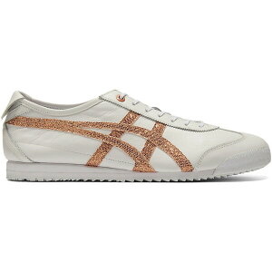 ASICS �A�V�b�N�X �����Y �X�j�[�J�[ �yOnitsuka Tiger Mexico 66 SD White Rose Gold Glitter�z �T�C�Y US_5(23.0cm) White/Rose Gold