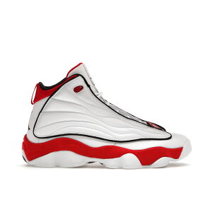 Jordan W[_ Y Xj[J[ yJordan Pro Strong Chicagoz TCY US_12(30.0cm) White/Gym Red/Black