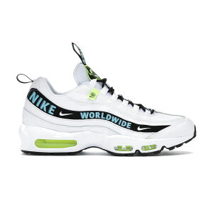 Nike �i�C�L �����Y �X�j�[�J�[ �yNike Air Max 95 Worldwide Pack White�z �T�C�Y US_10(28.0cm) White/Black-Green-Blue