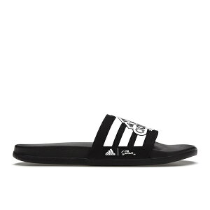 adidas �A�f�B�_�X �����Y �X�j�[�J�[ �yadidas Adilette Comfort Slide The Simpsons Bart�z �T�C�Y US_M_13 Core Black/Cloud White/Core Black