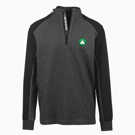 レベルウェア メンズ ジャケット＆ブルゾン アウター Boston Celtics Levelwear Galaxy Insignia Core QuarterZip Pullover Top Black