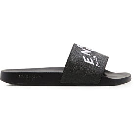 Givenchy ジバンシー メンズ スニーカー 【Givenchy Embroidered Flat Sandals】 サイズ EU_39(24.0cm) Black