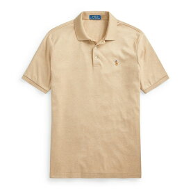 【送料無料】 ラルフローレン メンズ ポロシャツ トップス Embroidered Polo Shirt Camel Heather