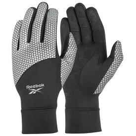 【送料無料】 リーボック レディース 手袋 アクセサリー Reflective Running Gloves Black