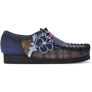 Clarks �N���[�N�X �����Y �X�j�[�J�[ �yClarks Originals Wallabee Nicholas Daley Navy�z �T�C�Y US_11.5(29.5cm) Navy/Combi