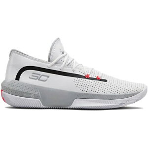 Under Armour �A���_�[�A�[�}�[ �����Y �X�j�[�J�[ �yUnder Armour Curry SC 3Zero 3 White Black Grey�z �T�C�Y US_12(30.0cm) White/Black/Grey