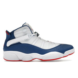 Jordan �W���[�_�� �����Y �X�j�[�J�[ �yJordan 6 Rings True Blue�z �T�C�Y US_8.5(26.5cm) White/University Red/Light Steel Grey/True Blue
