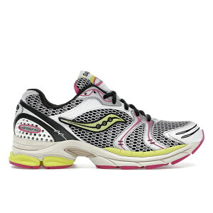 Saucony �T�b�J�j�[ �����Y �X�j�[�J�[ �ySaucony ProGrid Triumph 4 White Fluo Pink�z �T�C�Y US_7.5(25.5cm) White/Fluo