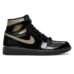 Jordan �W���[�_�� �����Y �X�j�[�J�[ �yJordan 1 Retro High Black Metallic Gold (2020)�z �T�C�Y US_M_13 Black/Black-Metallic Gold
