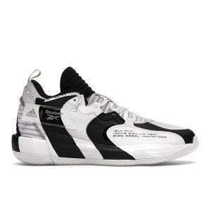 adidas �A�f�B�_�X �����Y �X�j�[�J�[ �yadidas Dame 7 Shaq Reebok Damenosis�z �T�C�Y US_6(24.0cm) Core Black/Cloud White/Core Black