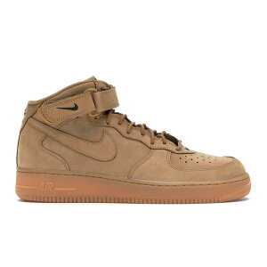 Nike �i�C�L �����Y �X�j�[�J�[ �yNike Air Force 1 Mid Flax Outdoor Green�z �T�C�Y US_12(30.0cm) Flax/Flax-Outdoor Green
