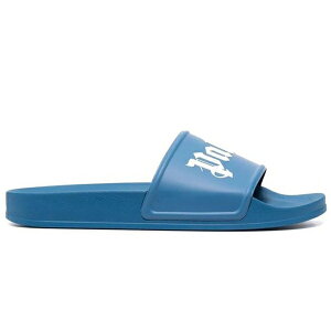Palm Angels �p�[���E�G���W�F���X �����Y �X�j�[�J�[ �yPalm Angels Pool Slides Sky Blue White�z �T�C�Y US_10(28.0cm) Sky Blue/White