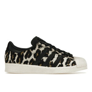 adidas �A�f�B�_�X �����Y �X�j�[�J�[ �yadidas Superstar 82 Leopard�z �T�C�Y US_9(27.0cm) Core Black/Core Black/Chalk White