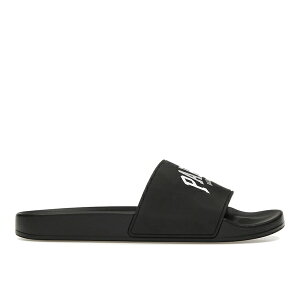 Balenciaga �o�����V�A�K �����Y �X�j�[�J�[ �yBalenciaga City Pool Slide Paris Black�z �T�C�Y US_9(27.0cm) Black/White