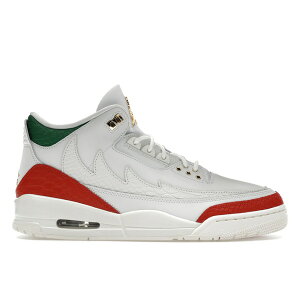 Jordan �W���[�_�� �����Y �X�j�[�J�[ �yJordan 3 Retro El Vuelo Summit White�z �T�C�Y US_8.5(26.5cm) Summit White/Metallic Gold/Pine Green/Dragon Red/Sail