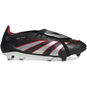 adidas �A�f�B�_�X �����Y �X�j�[�J�[ �yadidas Predator Elite FG BSR�z �T�C�Y US_12.5(30.5cm) Core Black/Silver Metallic/Vivid Red
