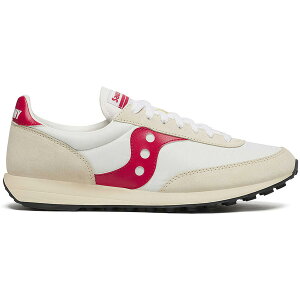 Saucony �T�b�J�j�[ �����Y �X�j�[�J�[ �ySaucony Trainer 80 White Red�z �T�C�Y US_7.5(25.5cm) White/Red