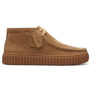 Clarks �N���[�N�X �����Y �X�j�[�J�[ �yClarks Torhill Hi Dark Sand Suede�z �T�C�Y US_10.5(28.5cm) Dark Sand Suede
