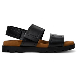 Camper �J���y�[�� �����Y �X�j�[�J�[ �yCamper Brutus Sandals Black Leather�z �T�C�Y EU_41(26.0cm) Black
