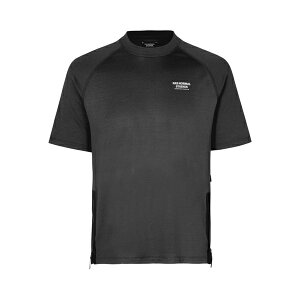 �p�X�m�[�}���X�^�W�I �����Y T�V���c �g�b�v�X Escapism raglan-sleeve zip-detail t-shirt Black