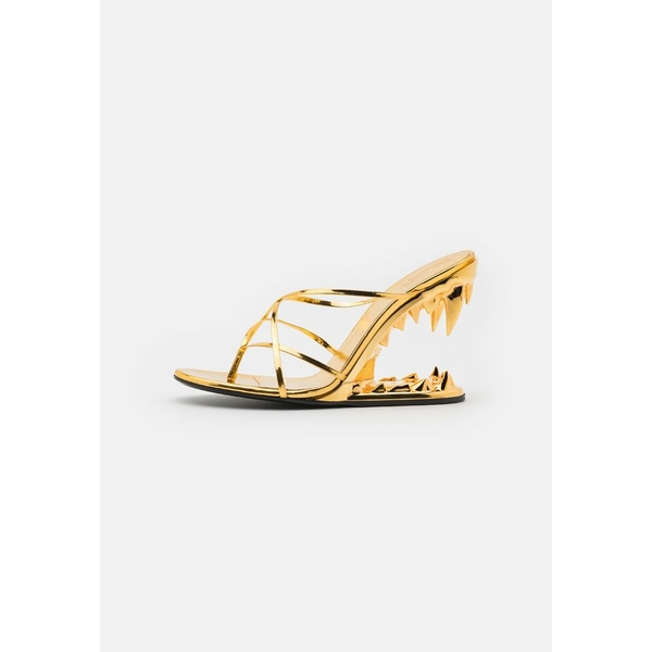 【年中無休】ジーシーディーエス レディース サンダル シューズ MORSO HEEL THONG UNISEX T-bar sandals gold