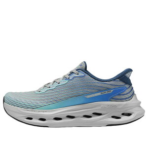 Skechers �X�P�b�`���[�Y �����Y �X�j�[�J�[ �ySkechers Max Cushioning Glide-Step Sapphire 'Grey Blue' 220425-GYBL�z �T�C�Y US_10(28.0cm)