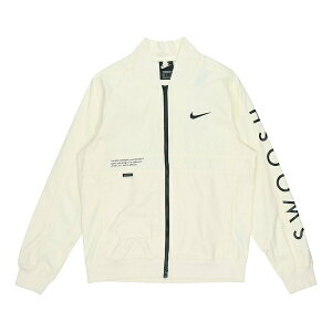 Nike iCL Y Xj[J[ yNike Sportswear Swoosh Logo Print Sports Jacket Men's White DJ5368-110z TCY US_M_S
