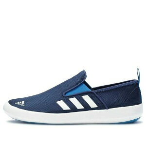 adidas AfB_X Y Xj[J[ yadidas B Slip-on DLX Cozy Breathable Outdoor Sports Blue AQ5201z TCY US_9(27.0cm)