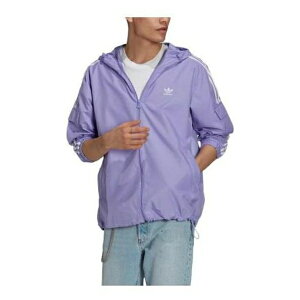 adidas AfB_X Y Xj[J[ yadidas Original Adicolor Classics 3-Stripes Fullzip Windbreaker Jacket 'Light Purple' GN3459z TCY US_M_M