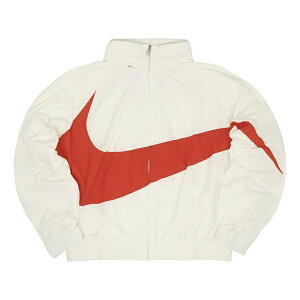 Nike iCL Y Xj[J[ yNike Swoosh Woven Jacket Asia Sizing 'Sail Picante Red' FB7878-133z TCY US_M_M