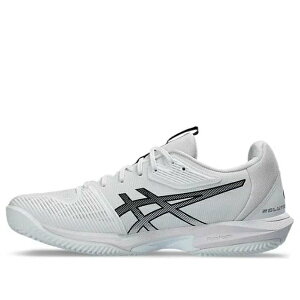 ASICS アシックス メンズ スニーカー 【ASICS Solution Speed FF 3 Clay 'White Black' 1041A437-101】 サイズ US_12.5(30.5cm)
