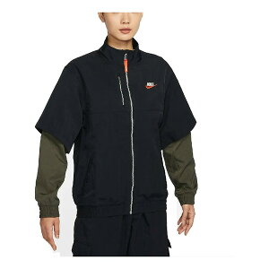 Nike iCL fB[X Xj[J[ y(WMNS) Nike Sportswear City Utility Oversize Jacket 'Black Orange' FB7249-010z TCY US_W_S